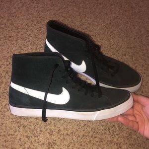 suede high top nike shoes